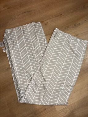 Amazon Gray and White Chevron Shower Curtain Panels